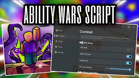 🔥Roblox Ability Wars🔥|  Script - Kill Aura, 360° Kill aura, Hitbox Modifier & More
