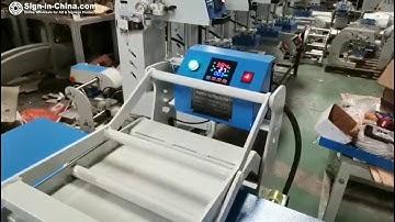 The  Operation Video for 31in x 39in Large Format Manual Operation Heat Press Machine