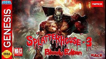 SPLATTERHOUSE 3 REVIEW  (SEGA GENESIS MEGA DRIVE)