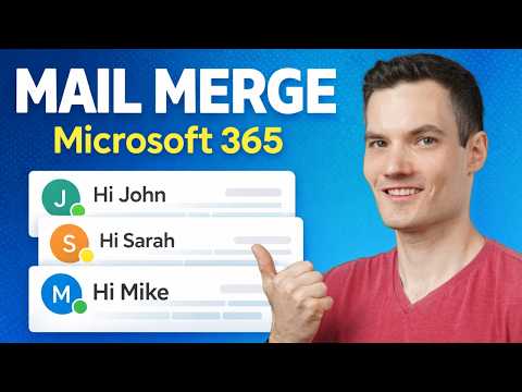 How to Mail Merge in Word (Step-by-Step Tutorial) thumbnail