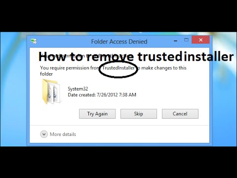 ► How To: Remove &rsquo;Trusted Installer&rsquo; Permissions [Windows 7]