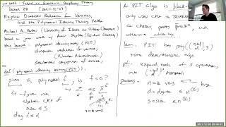 [GCT2022] M. Forbes -- Explicit dimension reduction for varieties, and polynomial identity testing