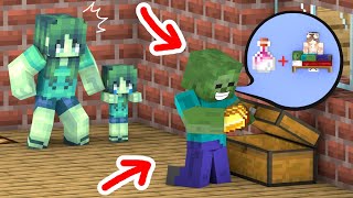 Monster School : Zombie Family Instability - Minecraft Animation