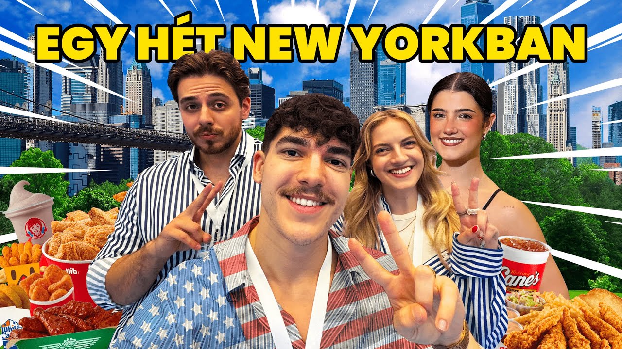 ELVESZVE NEW YORKBAN! 😍🇺🇸 TALÁLKOZTAM CHARLI D'AMELIÓVAL 😱 | ROAD MOVIE