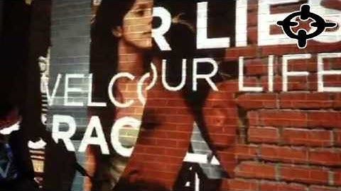 #sxsw art performance, paint with you beamer and kinect