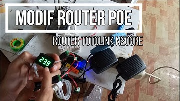 modif router totolink n200re menjadi poe