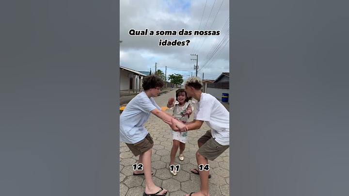 Qual a soma das nossas idades? 😮🤷‍♀️✌️👌😬