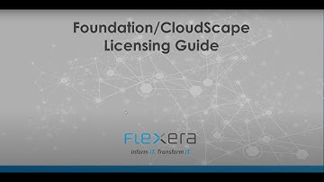 Guide to CloudScape Licensing