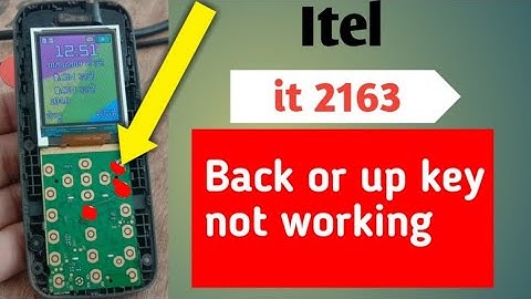 itel it 2163 back keypad not working | itel #2163 back keypad not working | itel it2163 button not |