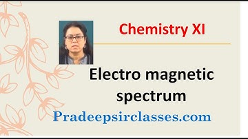 CHEM-XI-02-03 Electro-megnetic spectrum Pradeep Kshetrapal channel