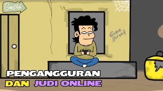 Pengangguran dan judi online | Animasi lucu