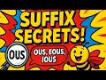 Suffixes -ous, -eous &amp; -ious Explained Simply | Spelling Rules Made Easy | myView Book 5 | Grade 5