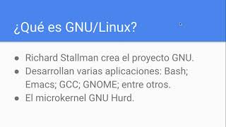 Curso básico de GNU/Linux - ¿Qué es GNU/Linux