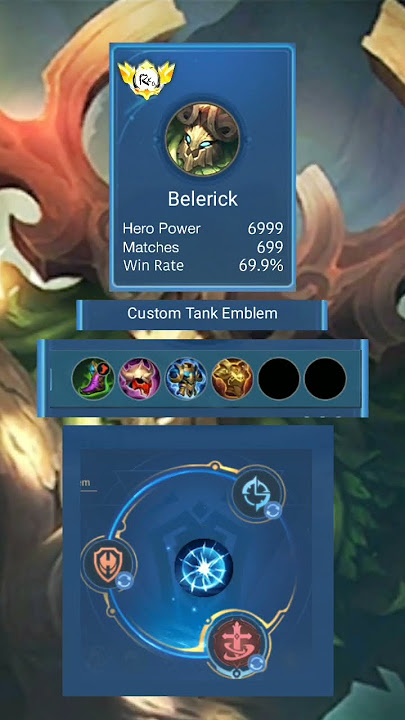 Belerick best build 2024 | Mobile legends