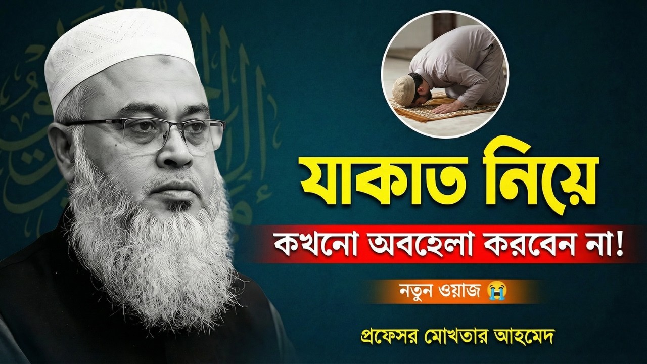 যাকাত কে কখনো অবহেলা করবেন না। প্রফেসর মোখতার আহমেদ।।Mokhtar Ahmed