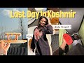 Last Day in Kashmir 🥹 | Srinagar Vlog, Shikara & Night Bus to Delhi | Solo Travel India | @fizzaslyf