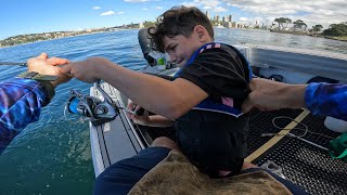 Bait Fishing Sydney Wrecks With My Boys 🎣 #fishing #fish #baitfishing