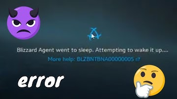 Blizzard Agent went to sleep. Attempting to wake it up...
