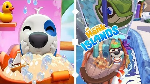 My Talking Hank: Islands - Explore Hank Worlds Gameplay (Android, iOS) #tomhappy #talkinghank 