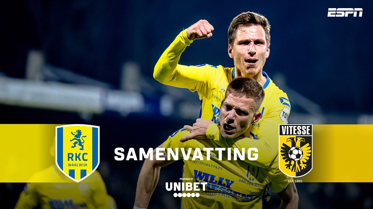 Treffer in LAATSTE MINUUT bij ENERVERENDE DEGRADATIEKRAKER!🥶  | Samenvatting RKC Waalwijk - Vitesse