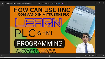 how can use (INC & DEC) command in Mitsubishi Plc