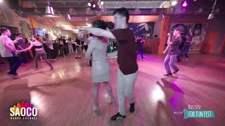 Sergey Shepilov and Elizaveta Carracedo Salsa Dancing at Rostov For Fun Fest (Russia), Thu 31.10.19