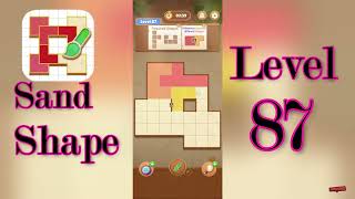 Sand Shape Level 87 Walkthrough 🔶 | Geometric Logic Puzzle Solution | MiniBoss
