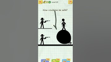 Level 25 How could he be safe? #short #game #draw2save