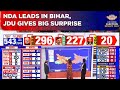 Bihar election result  bjp leads on 28 seats india bloc leads on 9  jdu emerges as surprise