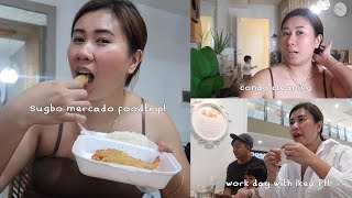 Day In A Life! (Adobong Sitaw Recipe, Filming Day, Condo Cleaning, Sugbo Mercado foodtrip!) ❤️