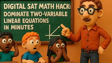 Digital SAT Math Hack: Dominate Two-Variable Linear Equations in Minutes