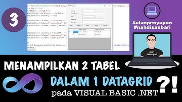 Menampilkan 2 Tabel yang Berelasi dalam 1 Datagrid View Pada Visual Basic .Net