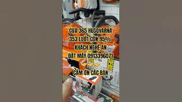 Máy cưa xích Thụy Điển 365 cũ Nghệ An