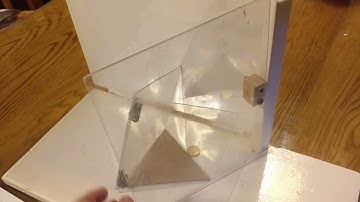 Physical Model Representing The Dihedral Angle Between Two Surfaces