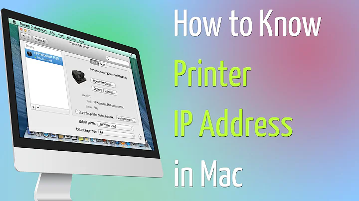 How to Know Printer IP Address in Mac