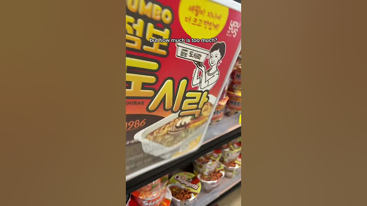 WORLD’S BIGGEST INSTANT NOODLE!!! 🍜 #ramyeon #instantnoodles #koreanfood #ramyun