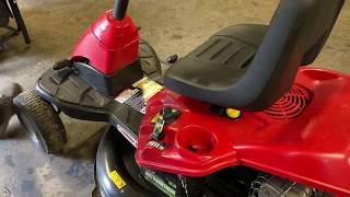 How to diagnose Troybilt TB30R Rider will not start