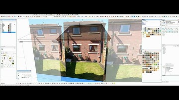 Sketchup   House Series 410   Importing and positioning a photo texture
