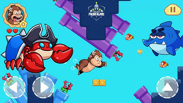 Banana Island Kong Journey | Levels (11-20) Boss Fight | MGIF | Gameplay WFG