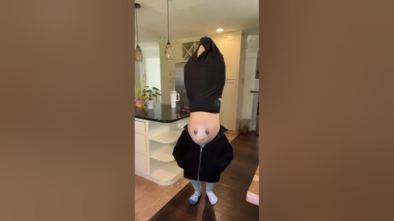Pranking my husband with my pregnant belly #shorts