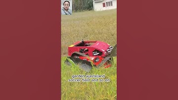 9HP EPA approved gasoline engine customization color remote controlled mower with tracks