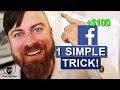 Make $100 Per Day From Facebook With This 1 Trick