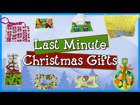 Last Minute Sewing Christmas Gift Ideas 2021 | The Sewing Room Channel