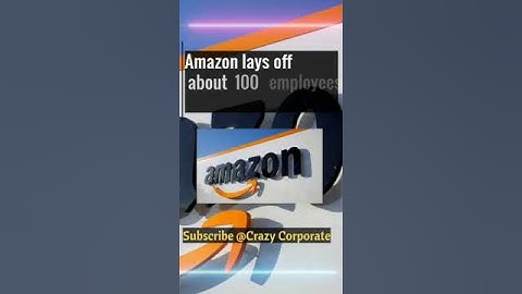 Amazon lays off about 100 employees in its gaming divisions #youtubeshorts #shorts #ytshorts