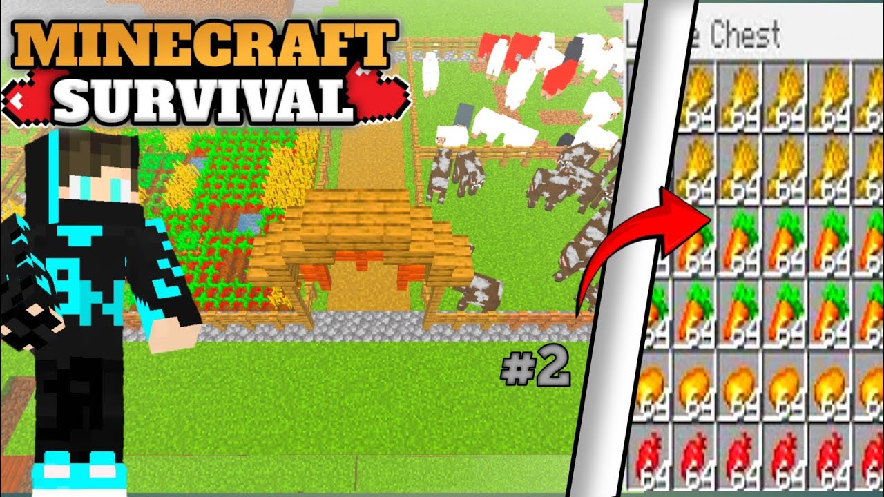 Minecraft PE Survival Series Ep 2 | Minecraft 1.21 Survival Gameplay In ...