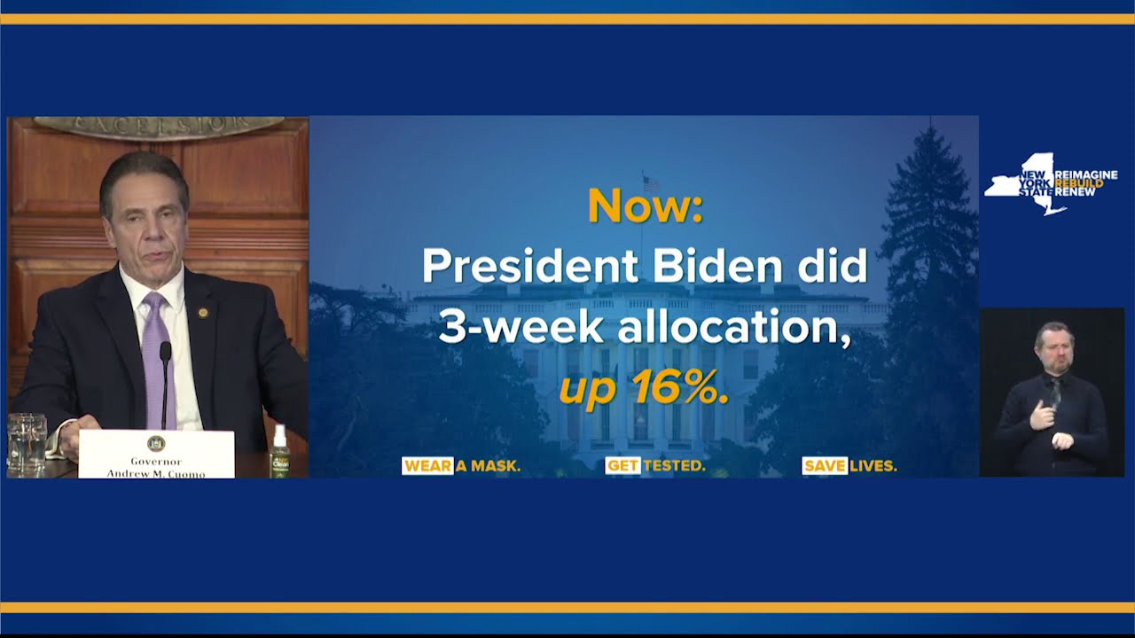 Governor Cuomo Announces COVID-19 7-Day Average Positivity ...