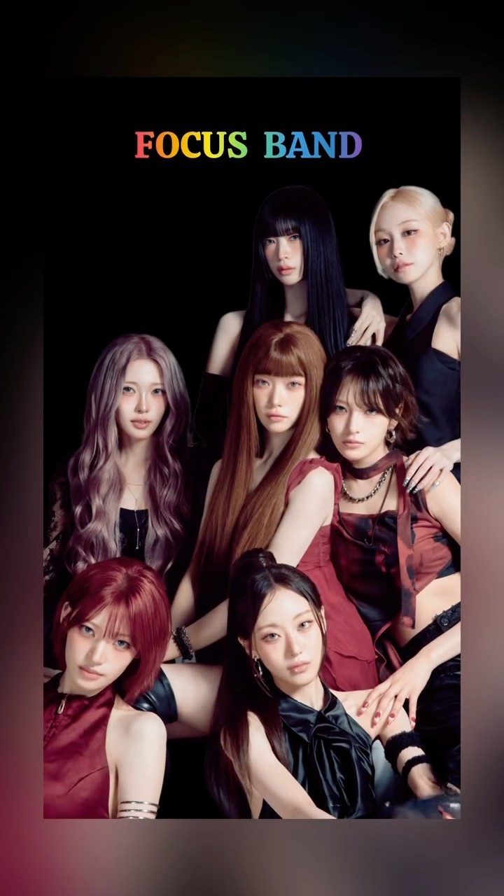 FOCUS BAND: BILLLIE 🌸 #billlie #moonsua #suhyeon #haram #tsuki