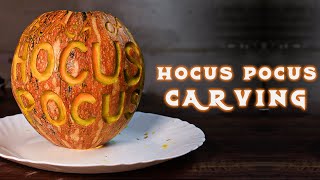 Hocus Pocus Pumpkin Carving Tutorial
