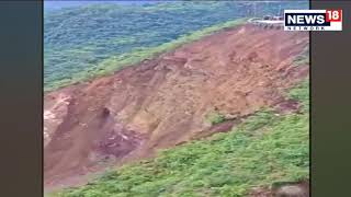 Viral Video | Shocking Visuals Of Landslides On Paonta Sahib National Highway 707, Himachal Pradesh