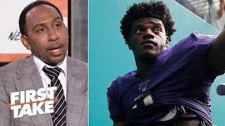 Stephen A. is pumping the brakes on the Lamar Jackson hype | First Take